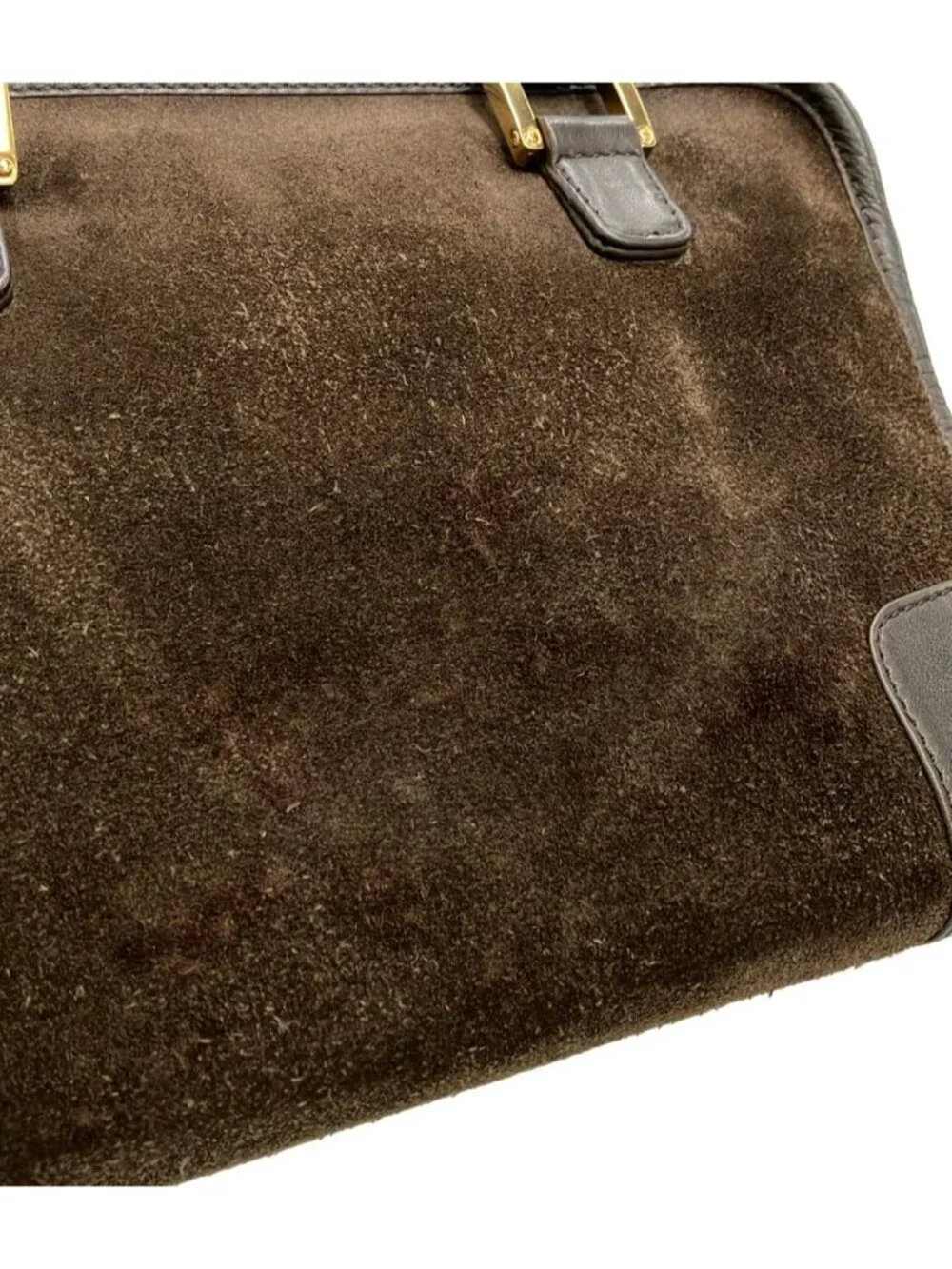 Loewe Handbag Suede Amanaso 28